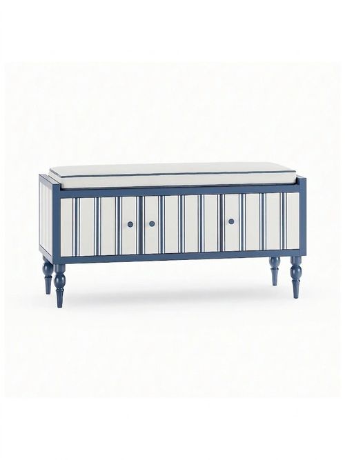 Petit Folkstone Stripe Shoe Storage Bench