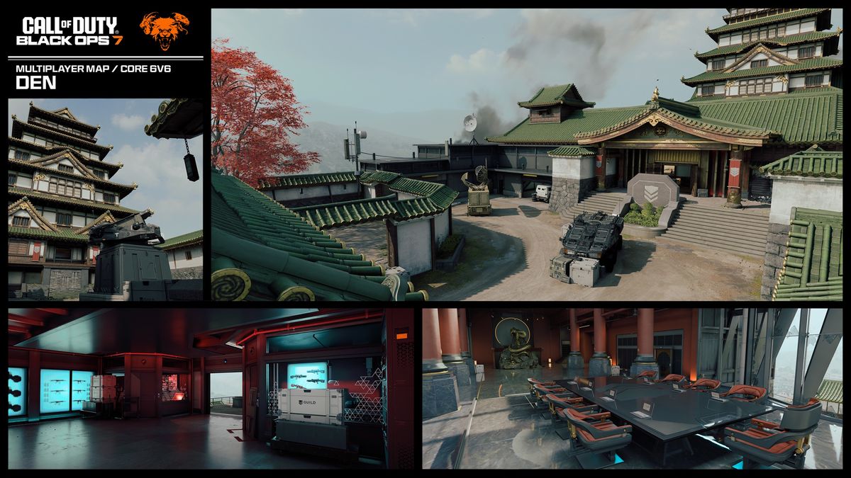 Call of Duty Black Ops 7 Den map