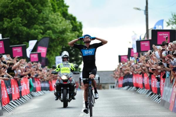 Wiggins celebrates his lone victory