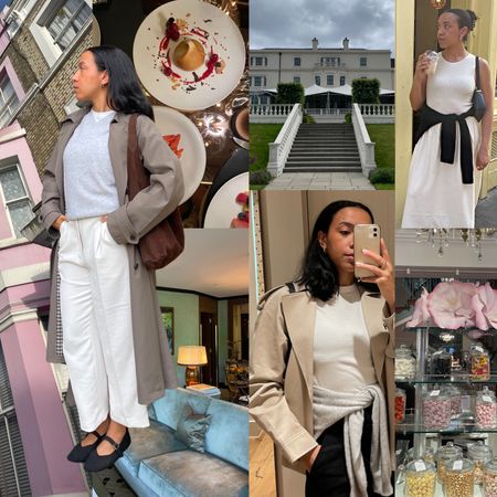 collage of Lauren Tappan in London 