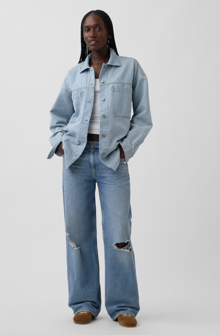 Gap , Oversized Denim Shirt Jacket