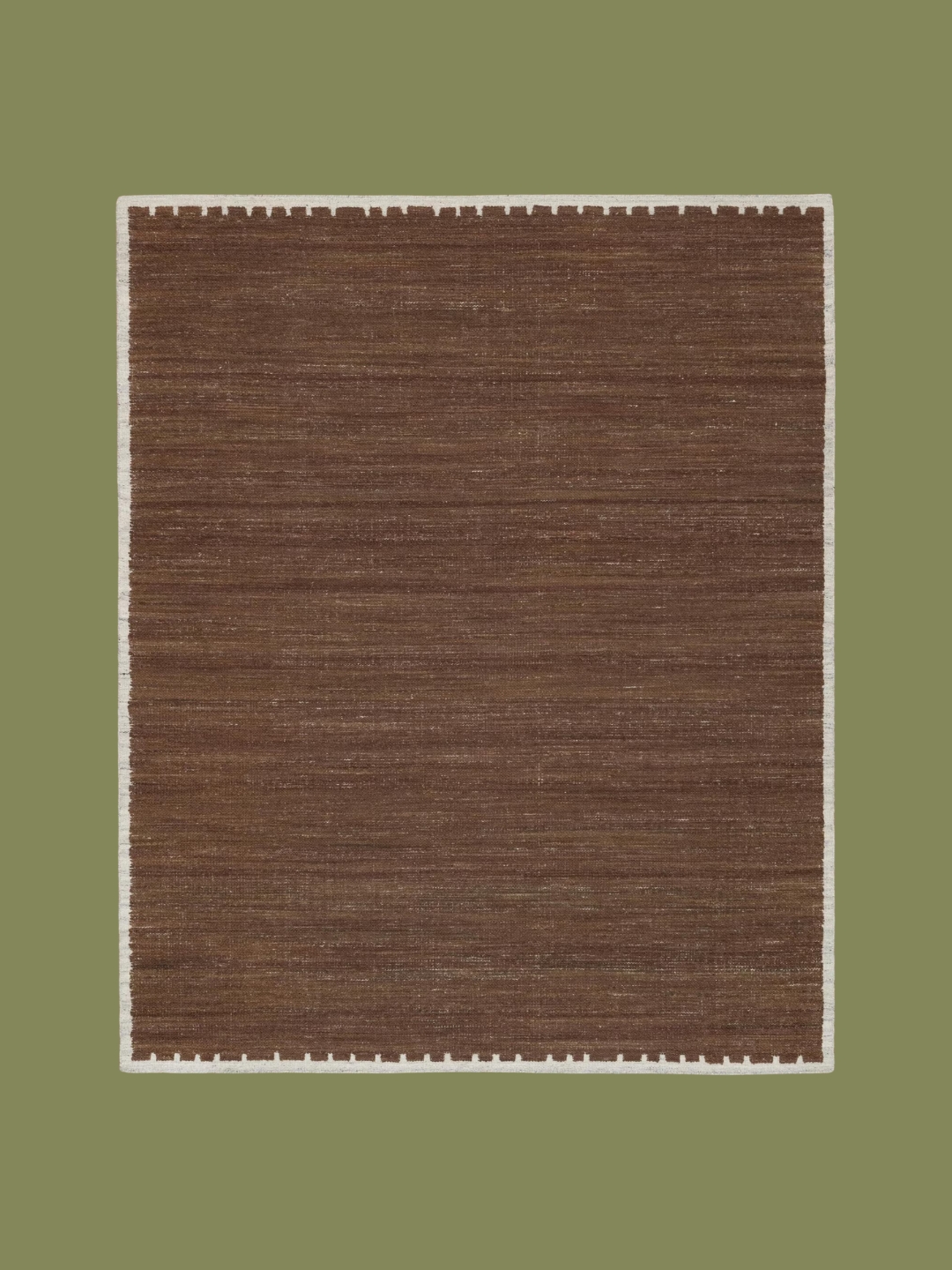 CarpetsBazaar, Brown Beige Flatweave Kilim Rug, Handwoven Wool, Scandinavian Style 6x9 Os_33