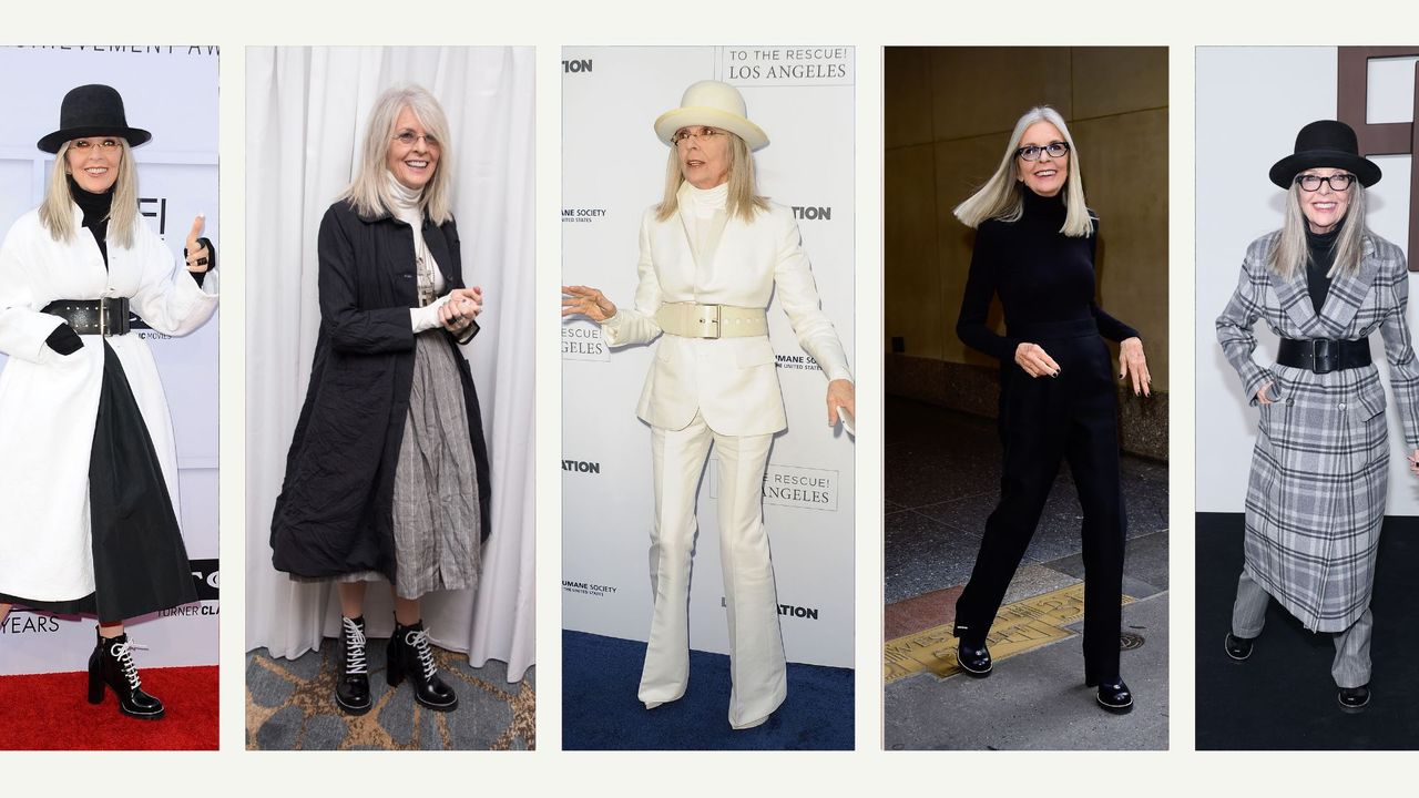 Comp image of Diane Keaton&#039;s best looks