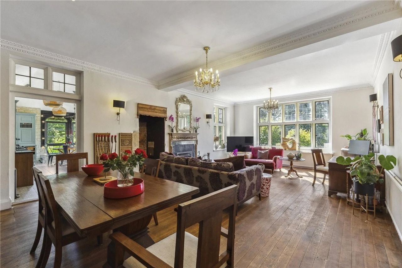 Property pictures of a Grade II-listed Gothic Revival property in Hampshire