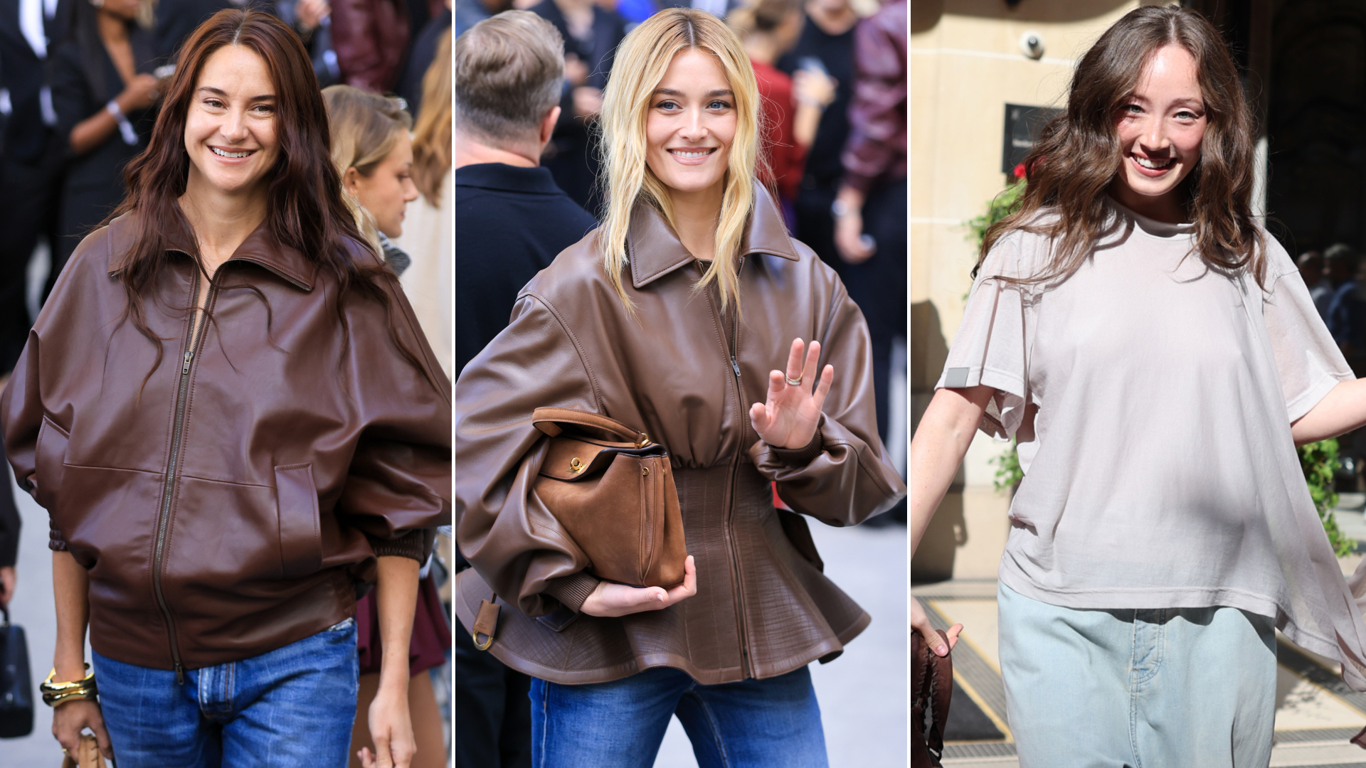 Sarah Pidgeon, Shailene Woodley, Havana Rose Liu, and more wore jeans outfits at the Balenciaga Spring 2027 show