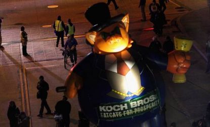 The Koch brothers, liberal bogeymen, are reportedly interested in buying some newspapers.