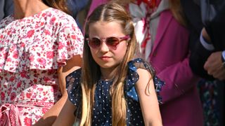 Princess Charlotte at Centre Court during the men's final of Wimbledon 2024