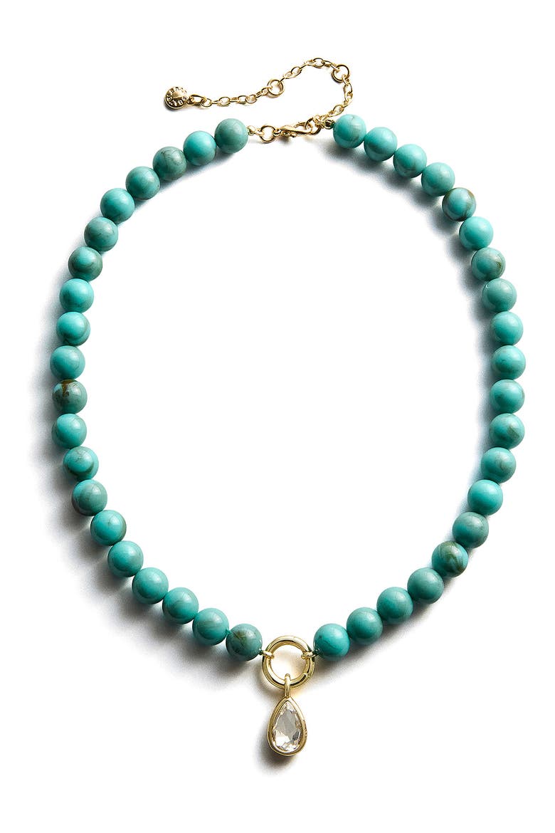 Janette Beaded Pendant Necklace