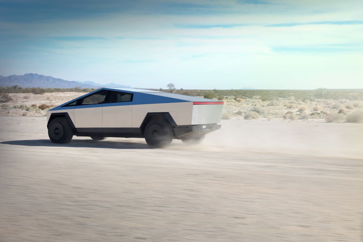 The electric Cybertruck from Tesla, led by SpaceX's Elon Musk, was revealed on Nov. 21, 2019.
