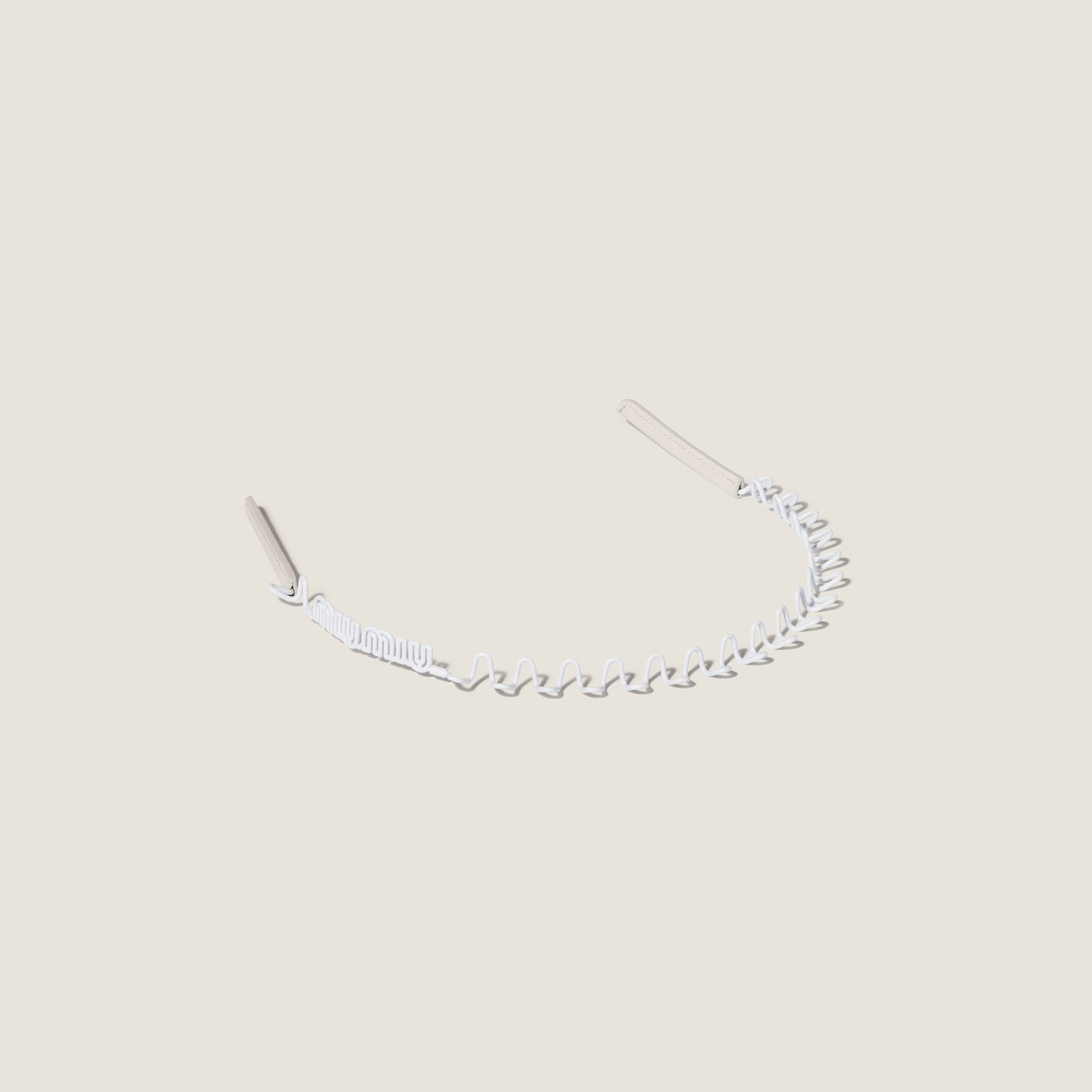 Metal and Leather Headband