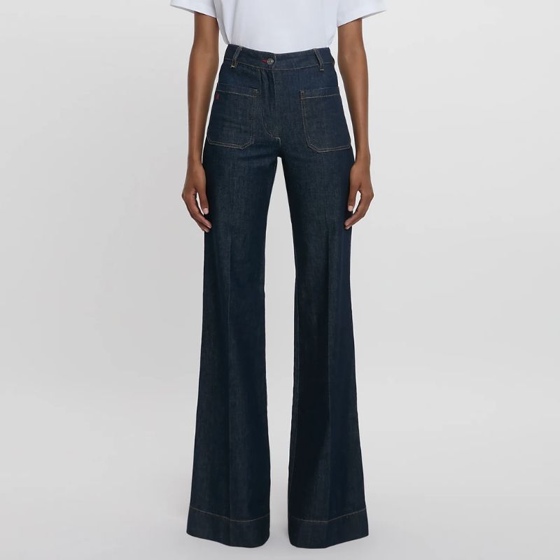 Alina High Waisted Jean in Indigo Rinse 