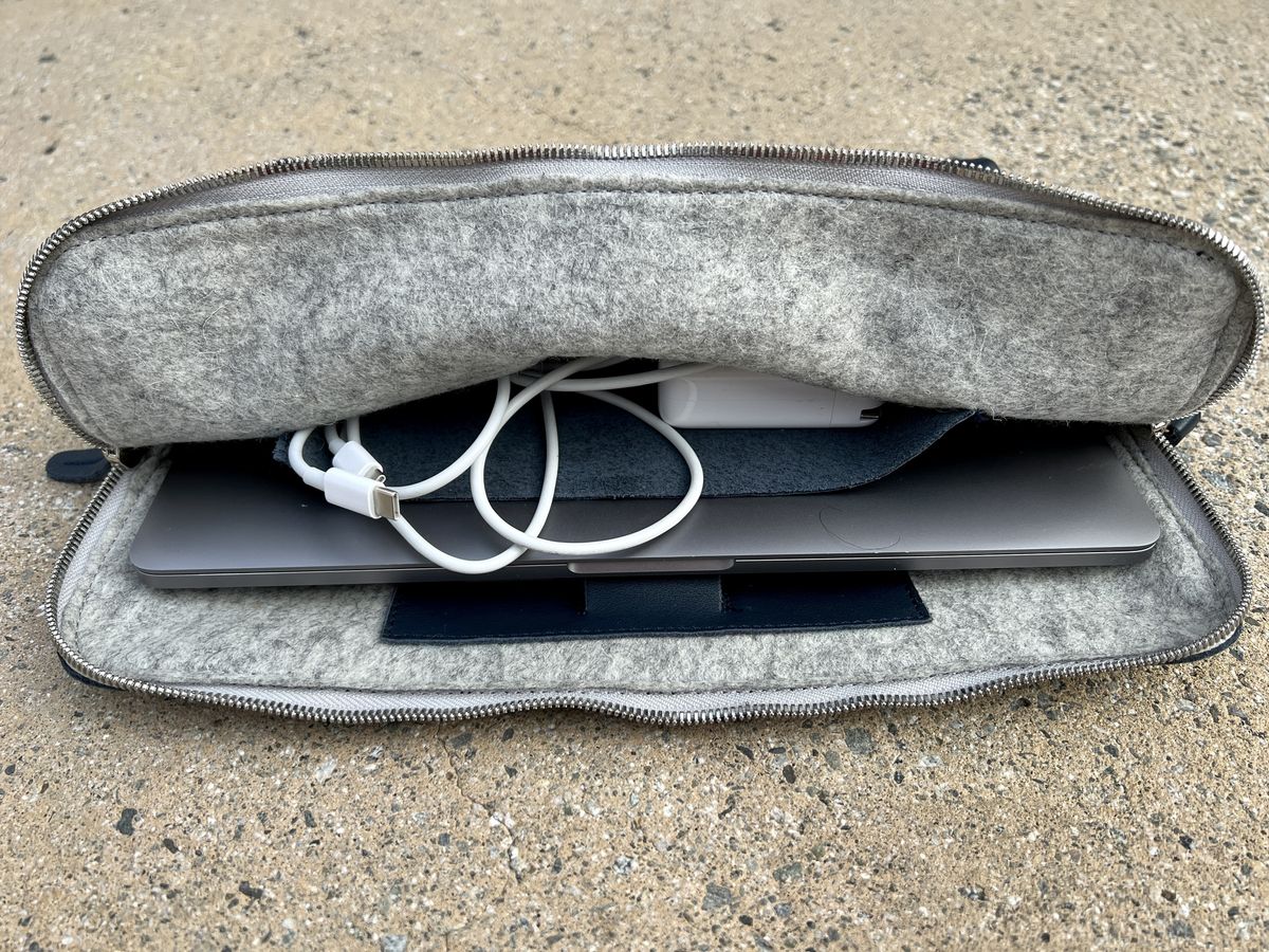 Harber London Carry All Macbook Folio Interior Full