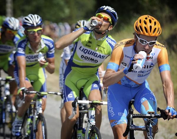 Dave Zabriskie (Garmin-Transitions) cools down