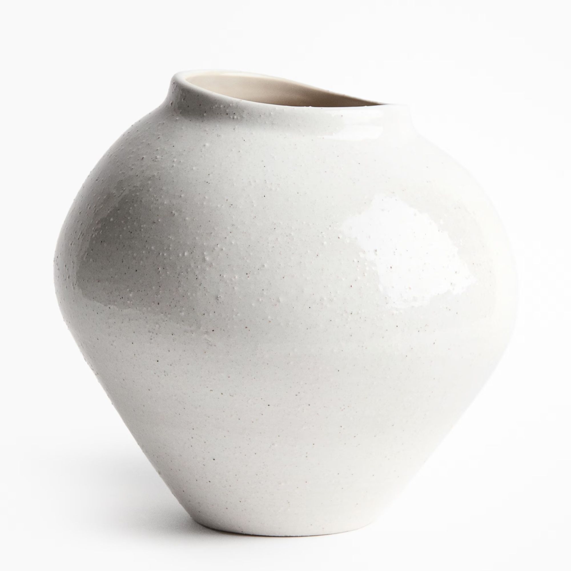white vase