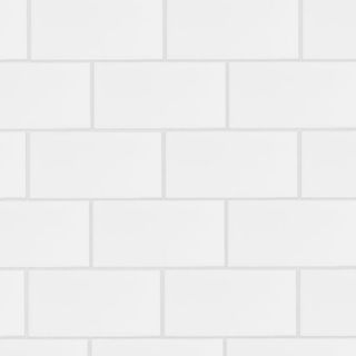 White subway tiles