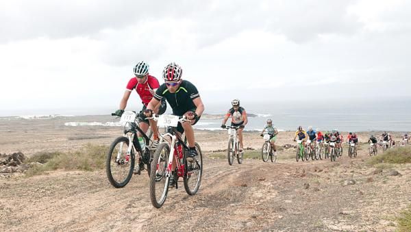 Two men in action