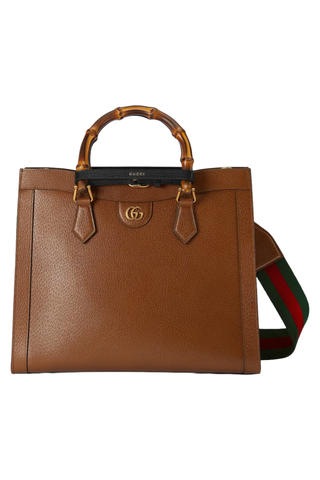 Gucci Diana Medium Tote Bag in brown