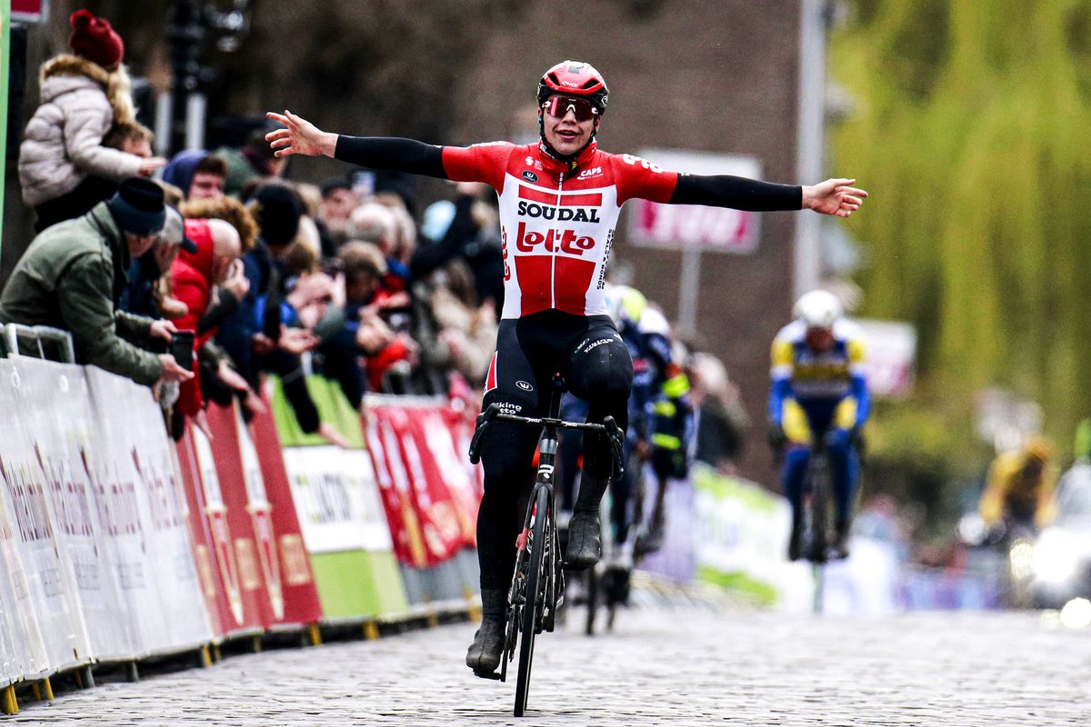 Volta Limburg Classic 2022 - 47th Edition - Eijsden - Eijsden 195 km - 02/04/2022 - Arnaud De Lie (BEL - Lotto Soudal) - photo Davy Rietbergen/CV/SprintCyclingAgency&Acirc;&copy;2022