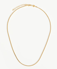 Lucy Williams Square Snake Chain Necklace: was $219