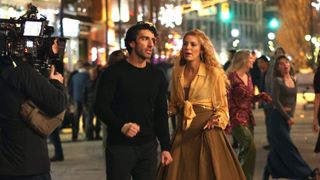 Blake Lively and Justin Baldoni film for 'It Ends With Us'