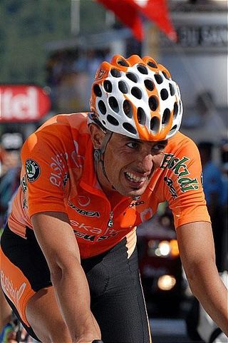 Mikel Astarloza (Euskaltel-Euskadi) showed his climbing abilities on Super-Besse.