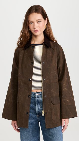 Gewachste Madison Barn Jacke