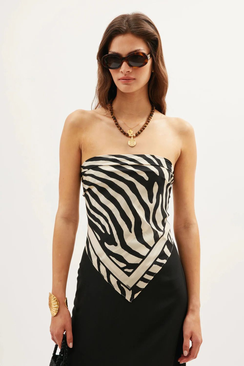 Rixo Menno Silk Scarf
