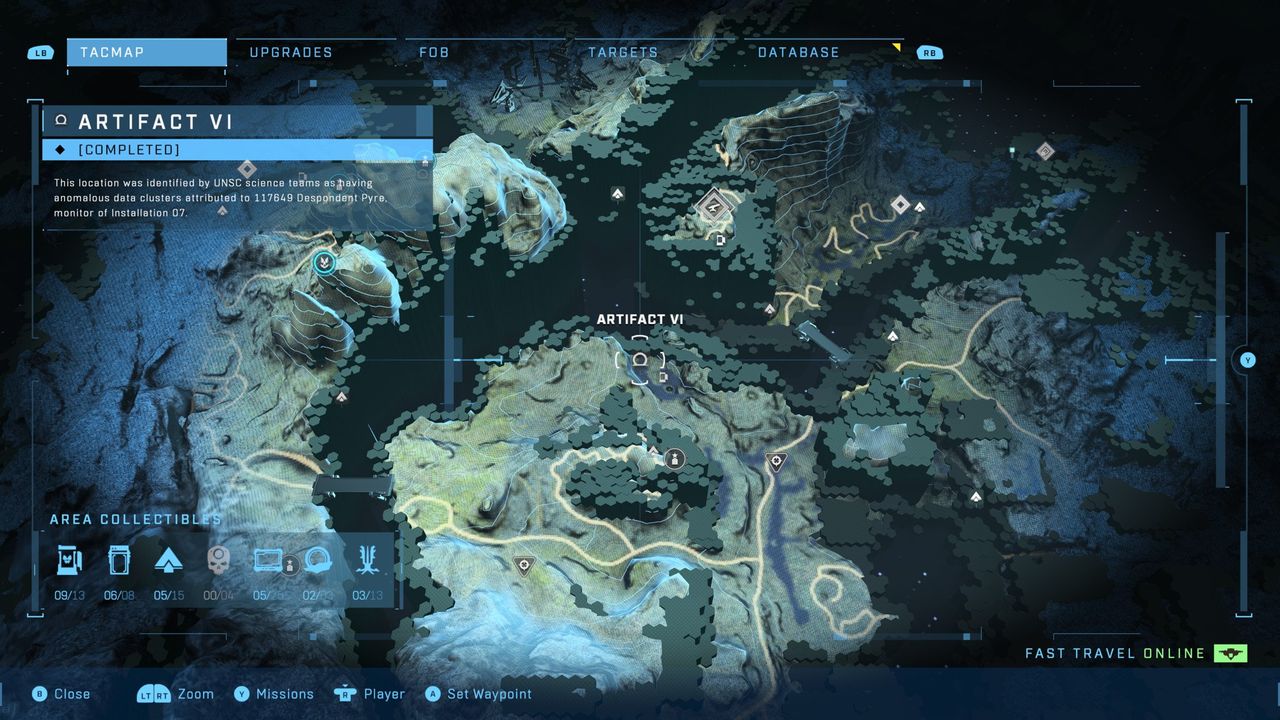 Artifact VI location