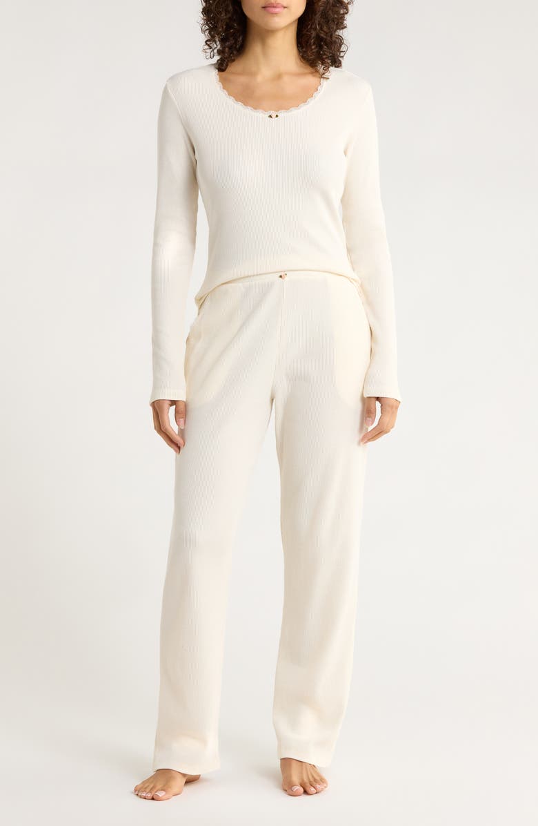 Claire Waffle Knit Pajamas