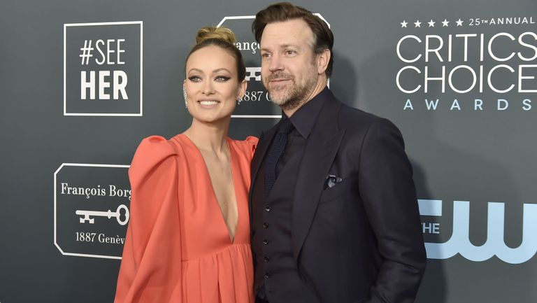 us actress olivia wilde l and partner us actor jason sudeikis attend the 9th annual veuve clicquot polo classic in los angeles, california, on october 6, 2018 photo by lisa oconnor afp photo credit should read lisa oconnorafp via getty images