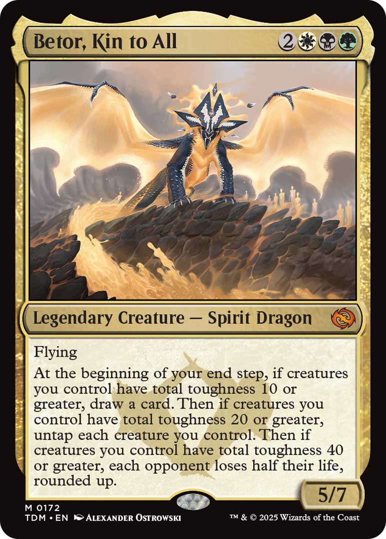 A card from the Tarkir: Dragonstorm set