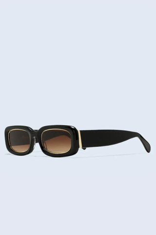 Baymont Square Sunglasses: Metal Accent Edition