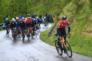Mikel Landa on stage four of the Giro d'Italia