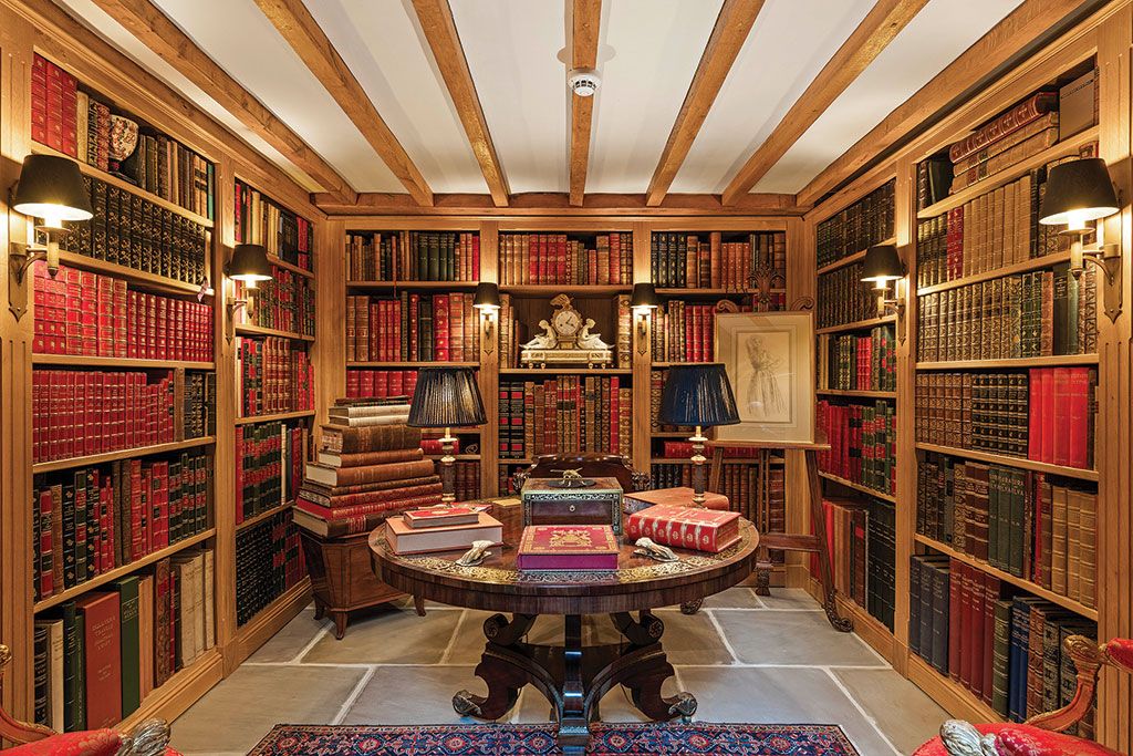 House for sale with a library: Manor Farm House, Holybourne, Alton, Hampshire.