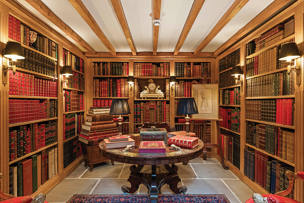 House for sale with a library: Manor Farm House, Holybourne, Alton, Hampshire.