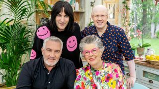 The hosts and presenters of The Great British Bake Off Season 10.