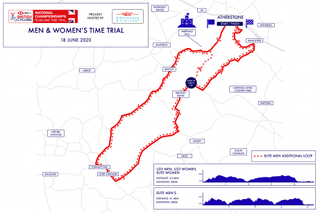 Men's and women's British National Championships individual time trial route