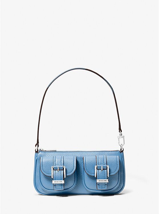 Zoe Small Pebbled Leather Pochette