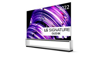 LG Z2 Oled sedd från sidan