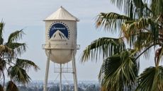The Paramount water tower seen at the studio&rsquo;s Los Angeles lot. 
