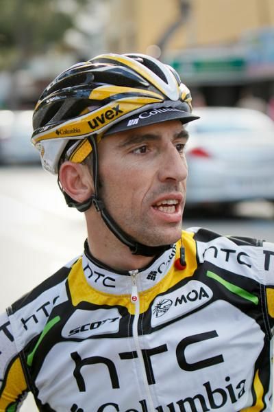 Mallorcan Vicente Reynes (HTC-Columbia) did a fantastic job on the closing kms of the stage.