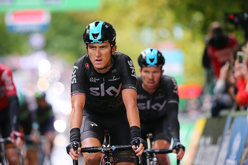 Geraint Thomas after the stage 7 finish