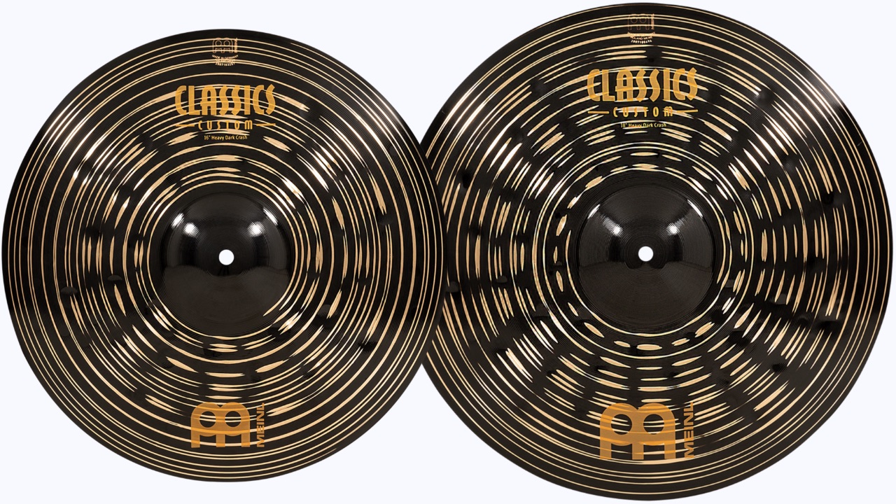 Meinl Classics Custom Heavy Dark 16" & 18" Crashes