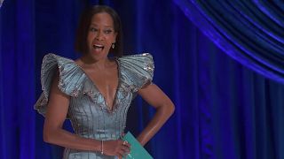 Regina King at the 2021 Oscars