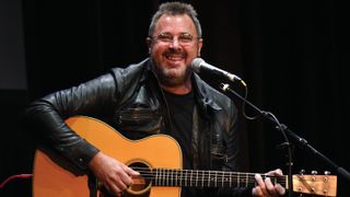 Vince Gill performs at PlayStation Theater in New York City, October 6, 2015.