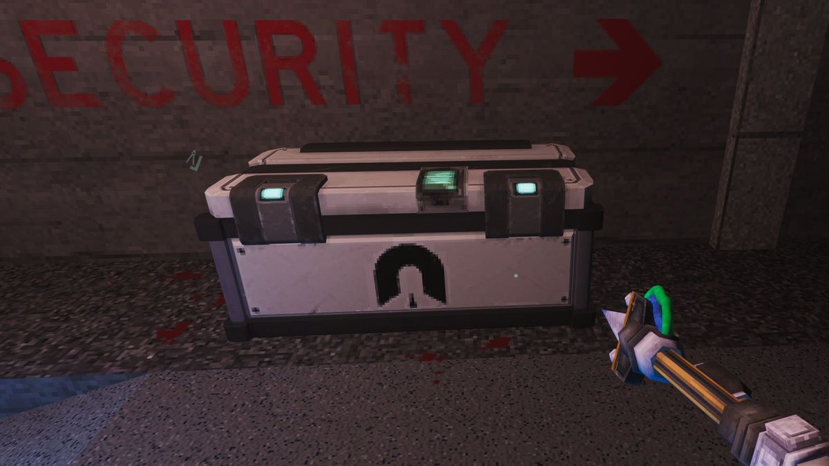 A locked GATE security chest in Abiotic Factor.