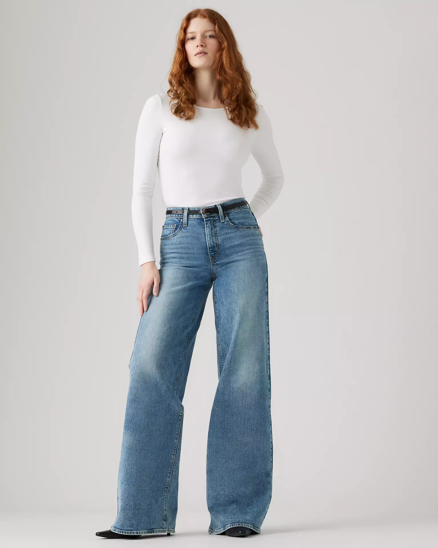 Levi's, 728 High Rise Wide Leg Women's Jeans