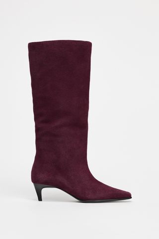 Heeled Suede Boots