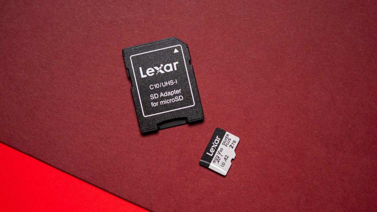 Lexar Silver Plus 2TB MicroSD card testing on Android Central