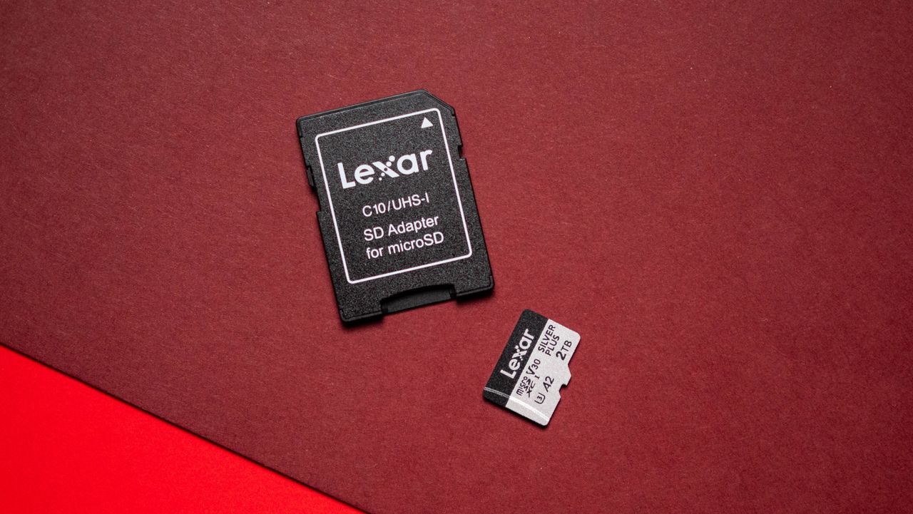 Lexar Silver Plus 2TB MicroSD card testing on Android Central
